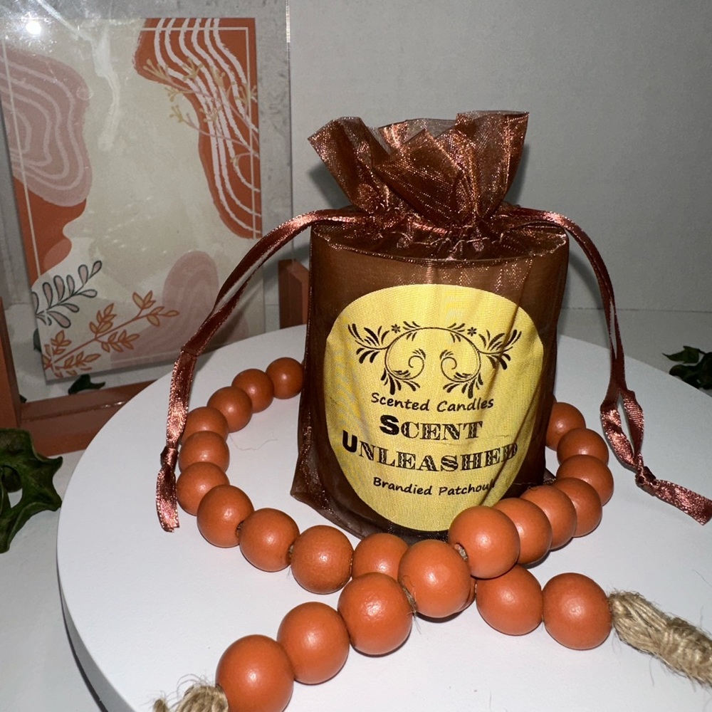 BRANDIED PATCHOULI SCENT UNLEASHED LLC 3pk TEALIGHT